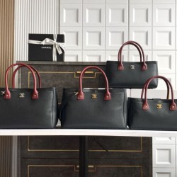 Cloni Imitazioni borse griffate tote Chanel Cerf Executive piccola/grande nera firmate
