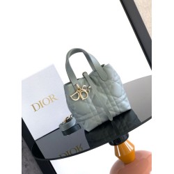 Bora Pari all'originale replica Tote verticale piccolo Dior Toujours Blu