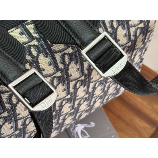 Replica di lusso Zaino Dior Heritage Saddle Flap Uomo Imitazioni Cloni Zaino Dior Heritage Saddle Flap Uomo firmate