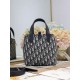 Replica di lusso Borsa Dior Denim Jacquard Oblique piccolo Toujours Blu Imitazioni Cloni Borsa Dior Denim Jacquard Oblique piccolo Toujours Blu firmate
