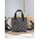 Replica di lusso Borsa Dior Denim Jacquard Oblique piccolo Toujours Blu Imitazioni Cloni Borsa Dior Denim Jacquard Oblique piccolo Toujours Blu firmate