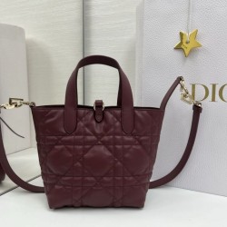 Replica di lusso Borsa Tote verticale piccolo Dior Toujours Borgogna Imitazioni Cloni Borsa Tote verticale piccolo Dior Toujours Borgogna firmate