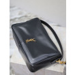 Borsa a mano morbida YSL Saint Laurent Camera nera Borsa a mano morbida YSL Saint Laurent Camera nera