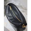 Borsa a mano morbida YSL Saint Laurent Camera nera Borsa a mano morbida YSL Saint Laurent Camera nera