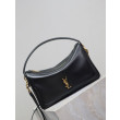 Borsa a mano morbida YSL Saint Laurent Camera nera Borsa a mano morbida YSL Saint Laurent Camera nera