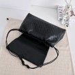 Borsa a tracolla Bottega Veneta Giorno Intrecciato nera