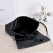 Borsa a tracolla Bottega Veneta Giorno Intrecciato nera