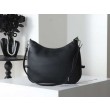 Borsa a tracolla grande Prada Fold 1BC288 Nera/Marrone