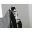 Borsa a tracolla grande Prada Fold 1BC288 Nera/Marrone