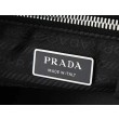 Borsa a tracolla grande Prada Fold 1BC288 Nera/Marrone
