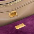 Replica Perfetta a tracolla media Balenciaga Le 7 albicocca