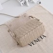 Borsa a tracolla Notturno Intrecciato Bottega Veneta Beige