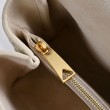 Borse Replica Alta Qualità a tracolla Notturno Intrecciato Bottega Veneta Bianco