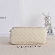Borse Replica Alta Qualità a tracolla Notturno Intrecciato Bottega Veneta Bianco