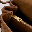 Borse Firmate Replica a tracolla Notturno Intrecciato Bottega Veneta Marrone scamosciato