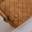 Borse Firmate Replica a tracolla Notturno Intrecciato Bottega Veneta Marrone scamosciato