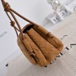 Borse Firmate Replica a tracolla Notturno Intrecciato Bottega Veneta Marrone scamosciato