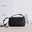 Borsa Replica 1:1 a tracolla Notturno Intrecciato Bottega Veneta Nero