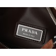 Borse Firmate Replica a tracolla Prada Boston 2VH188 scamosciata marrone