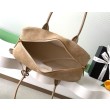 Borsa Chanel 26S Maxi Bowling AS6211 scamosciata di vitello beige scuro