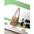 Borsa Chanel 26S Maxi Bowling AS6211 scamosciata di vitello beige scuro