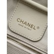 Borsa Replica 1:1 Chanel 26S Maxi Bowling AS6211 scamosciata di vitello blu scuro