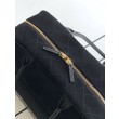 Borsa Replica 1:1 Chanel 26S Maxi Bowling AS6211 scamosciata di vitello blu scuro