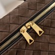 Borse Beauty case Bottega Veneta trucco scamosciata caffè