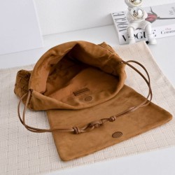 Bottega Veneta Dustbag Giorno Borsa velluto intrecciato Marrone