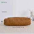 Bottega Veneta Dustbag Giorno Borsa velluto intrecciato Marrone