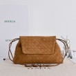 Bottega Veneta Dustbag Giorno Borsa velluto intrecciato Marrone