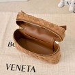 Borse Beauty case Bottega Veneta trucco scamosciata Marrone