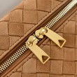 Borse Beauty case Bottega Veneta trucco scamosciata Marrone