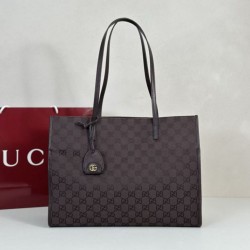Cloni Borsa Replica 1:1 tote grande Gucci 875056 Londra Caffè firmate