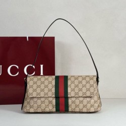 Cloni Qualità superiore replica a tracolla media Gucci 874744 Madison marrone GG rivestita firmate