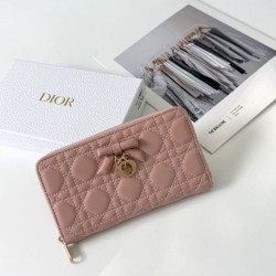 Cloni Portafoglio Dior My Dior con farfalle Rosa firmate