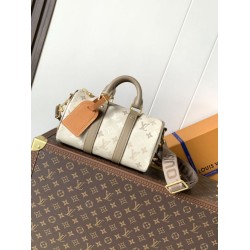 Borse Firmate Replica Louis Vuitton Keepall Bandoulière 25 M29272 con chip 163C per codice variabile Imitazioni