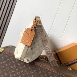 Cloni Borse Imitazioni a tracolla Louis Vuitton Vagabond Hobo con chip che cambia codice 163C M26931 firmate