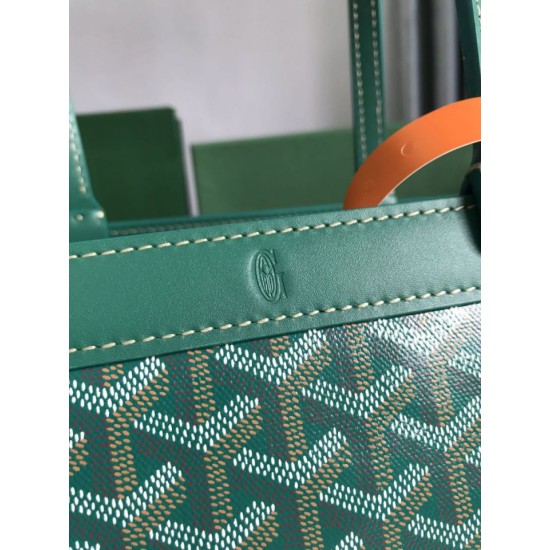 Replica di lusso Borse Firmate tote Goyard Bellechasse Biaude PM Verde Imitazioni Cloni Borse Firmate Replica tote Goyard Bellechasse Biaude PM Verde firmate