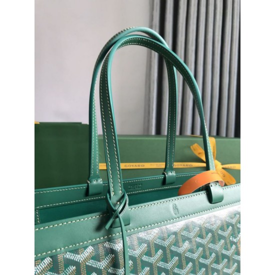 Replica di lusso Borse Firmate tote Goyard Bellechasse Biaude PM Verde Imitazioni Cloni Borse Firmate Replica tote Goyard Bellechasse Biaude PM Verde firmate