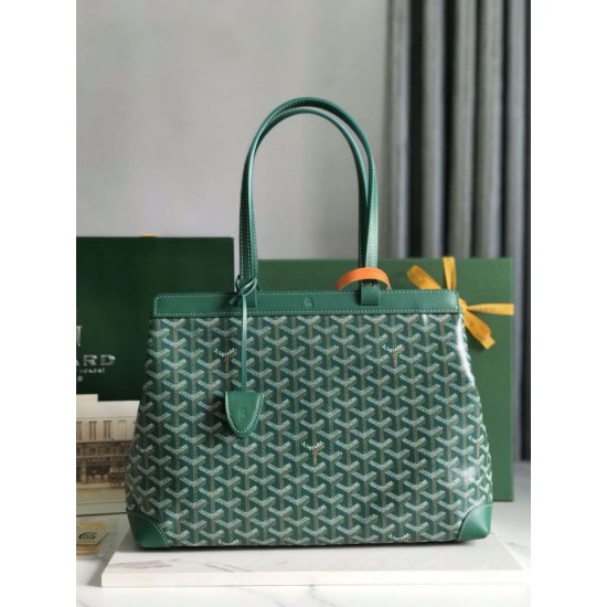 Replica di lusso Borse Firmate tote Goyard Bellechasse Biaude PM Verde Imitazioni Cloni Borse Firmate Replica tote Goyard Bellechasse Biaude PM Verde firmate