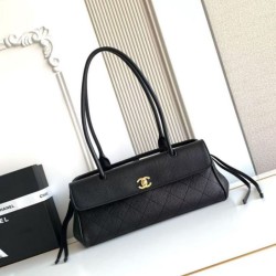 Cloni Qualità superiore replica shopper Chanel AS6288 Baguette Nero firmate