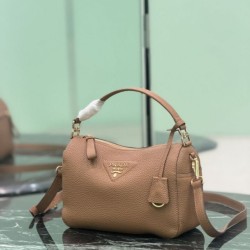 Replica di lusso Borse a tracolla piccola Prada 1BC277 con manico superiore marrone Imitazioni Cloni Borse Replica a tracolla piccola Prada 1BC277 con manico superiore marrone firmate