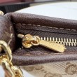 Borsa a tracolla piccola Gucci 875847 Gossip marrone