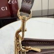 Borsa a tracolla piccola Gucci 875847 Gossip marrone