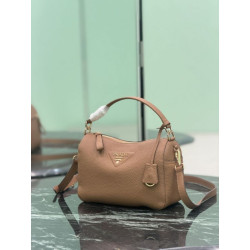 Borse Replica a tracolla piccola Prada 1BC277 con manico superiore marrone
