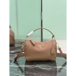 Borse Replica a tracolla piccola Prada 1BC277 con manico superiore marrone