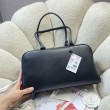 Borsa da bowling grande Chanel AS6211 nera e oro