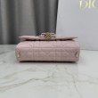 Qualità superiore replica Dior My Tender Dior Top Handle Mini Chain Bag Rosa