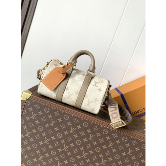 Borse Firmate Replica LV Keepall Bandoulière 25 M29272 con chip 163C per codice variabile Imitazioni